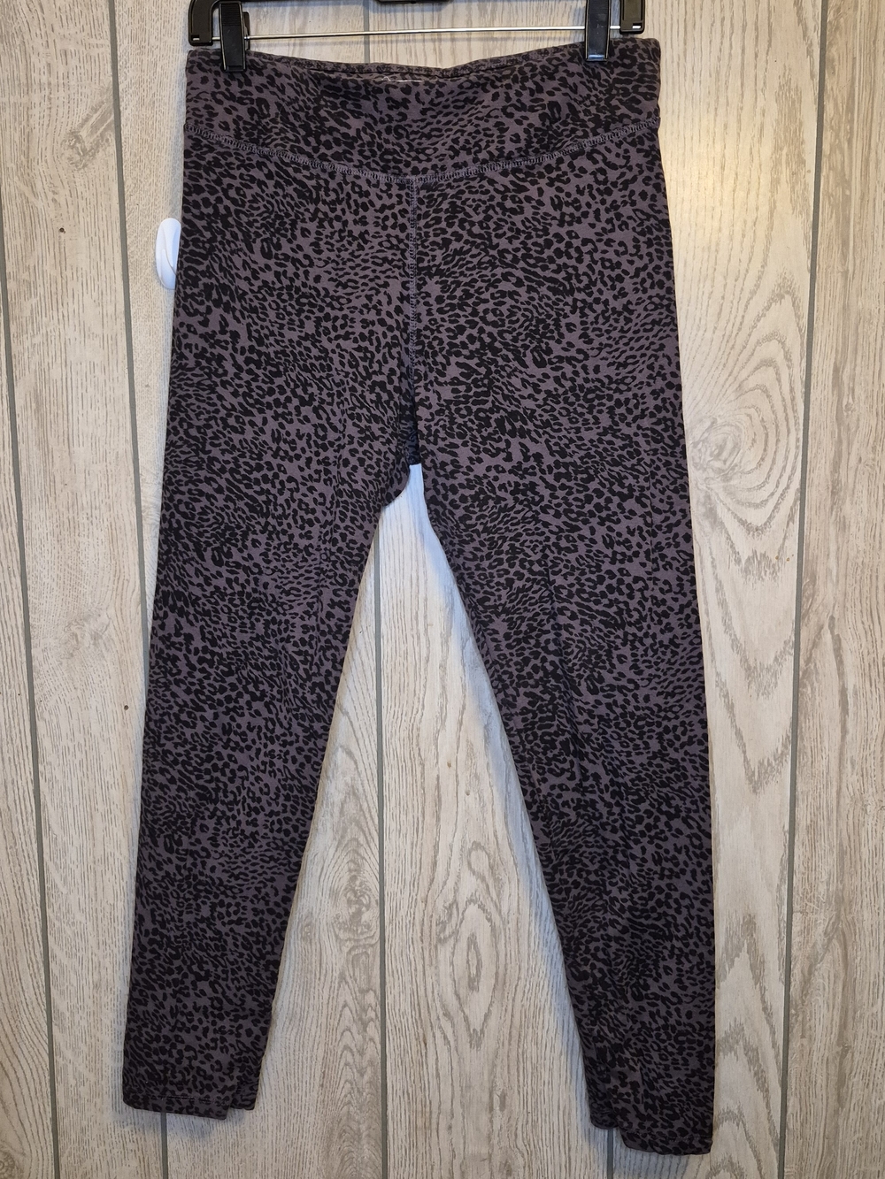 Women's High-Waist Animal Print Leggings - Purple